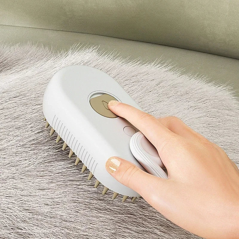 Advanced Steamy Pet Grooming Massager