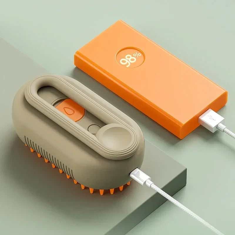 Advanced Steamy Pet Grooming Massager