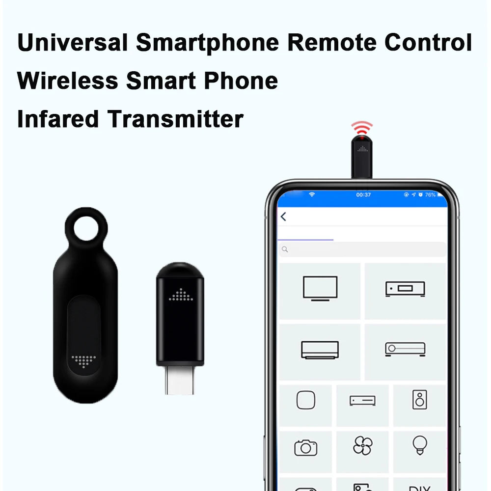 Universal Smartphone Infrared Remote Adapter