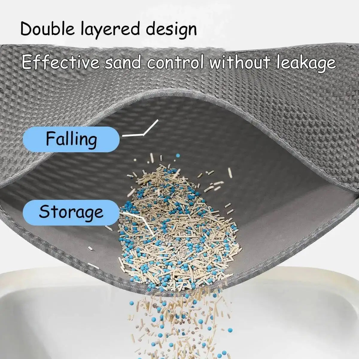 Professional Dual-Layer Litter Trapping Mat