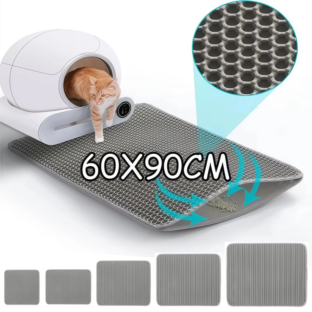 Professional Dual-Layer Litter Trapping Mat
