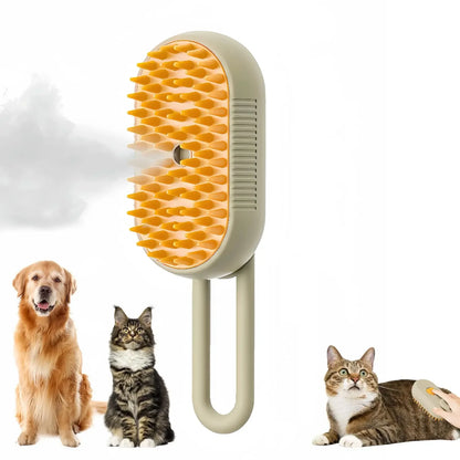 Advanced Steamy Pet Grooming Massager